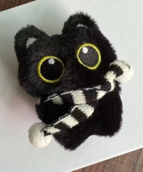 キーホルダー 黒猫 ぬいぐるみ キーホルダー : ZOZOTOWN Yahoo!店