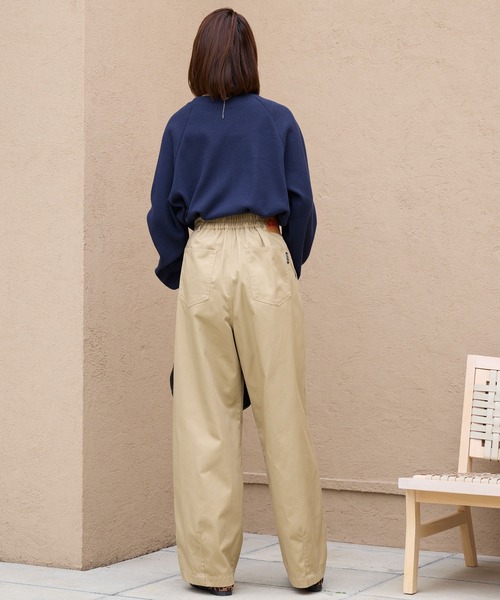 「THE CRAFT CREW PRODUCTS」 チノパンツ L チャコールグレー レディース_画像5