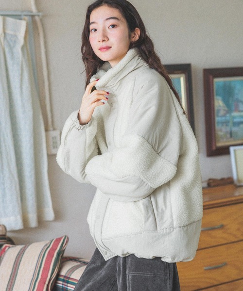 niko and…（ニコアンド） ブルゾン MEDIUM ベージュ レディース