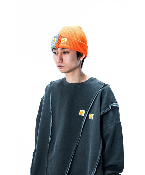 BUTTON EAR MUFF KNIT CAP ニットキャップ DISCOVERED（ディスカバード） ニット帽 ニットキャップ Docking Knit