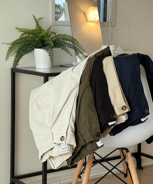 「MONO-MART」 チノパンツ L アイボリー メンズ_画像9