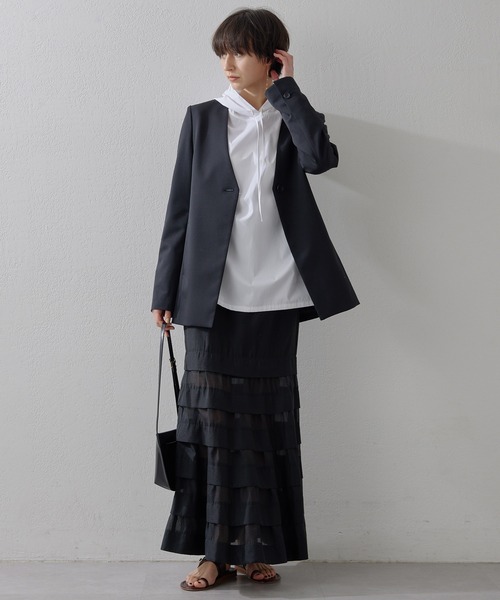 Whim Gazette オーガンジーマーメイドスカート Whim Gazette(ウィム ガゼット)のオーガンジーマーメイドスカート2