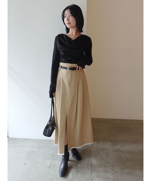 LAGUNAMOON（ラグナムーン） tシャツ オフショルドレープ2WAYトップス