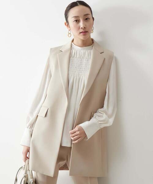 「TIARA」 長袖ブラウス FREE ネイビー レディース_画像3