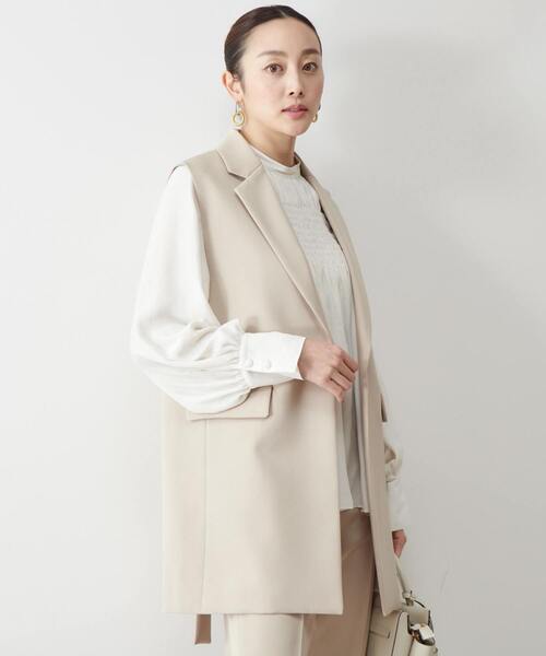 「TIARA」 長袖ブラウス FREE ネイビー レディース_画像4