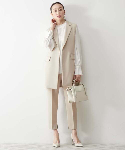 「TIARA」 長袖ブラウス FREE ネイビー レディース_画像5