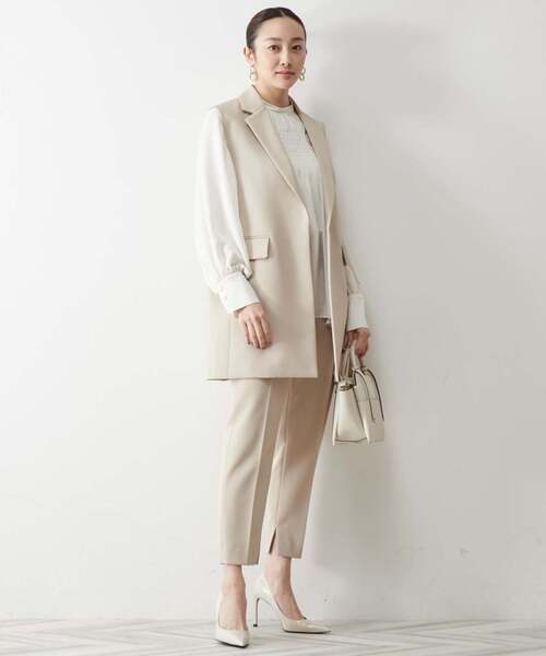 「TIARA」 長袖ブラウス FREE ネイビー レディース_画像6