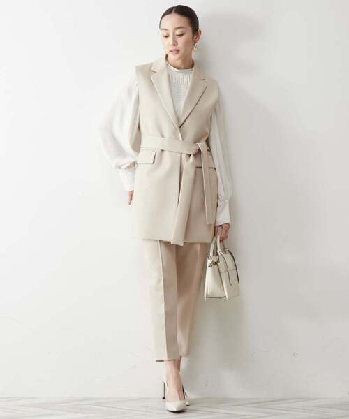 「TIARA」 長袖ブラウス FREE ネイビー レディース_画像8