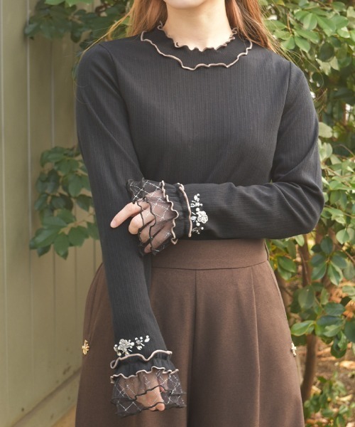 まめ♡ axes femme（アクシーズ ファム） tシャツ 格子ラメチュールメロープル