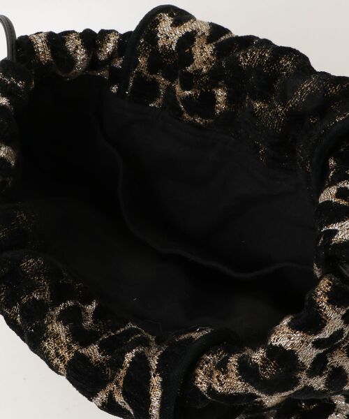 「LUDLOW」 レオパードトートバッグ - ブラック レディース_画像4