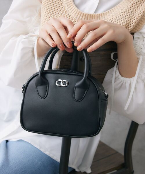 「RETRO GIRL」 2WAYバッグ ONE SIZE ブラック レディース_画像8