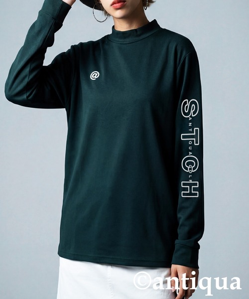 antiqua（アンティカ） antiqua tシャツ 「STCH」ロゴ ロンT
