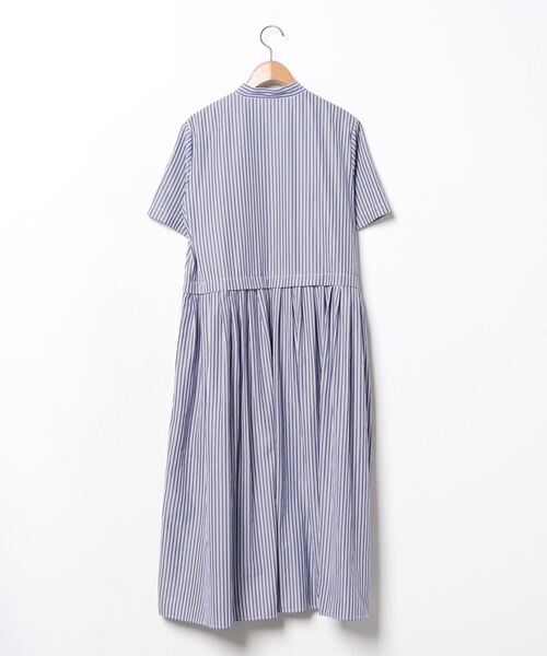 「LAVEANGE」 半袖ワンピース M ネイビー レディース_画像2