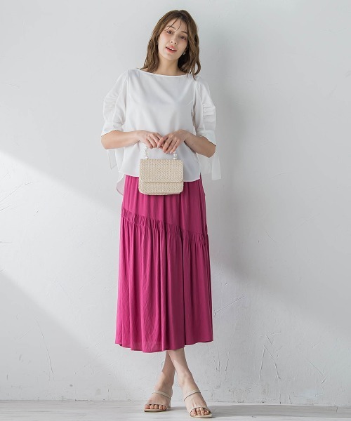 「ketty」 半袖ブラウス M グリーン レディース_画像2