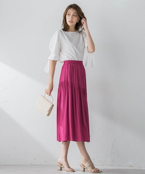 「ketty」 半袖ブラウス M グリーン レディース_画像3