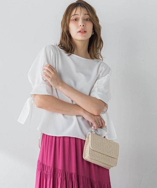 「ketty」 半袖ブラウス M グリーン レディース_画像5