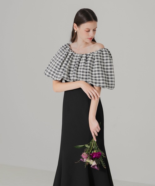 「Leja」 ノースリーブワンピース LARGE ブラック レディース_3