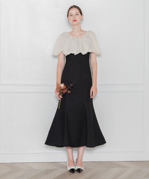 「Leja」 ノースリーブワンピース LARGE ブラック レディース_16
