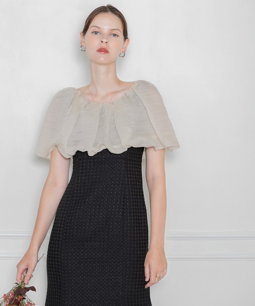 「Leja」 ノースリーブワンピース LARGE ブラック レディース_17