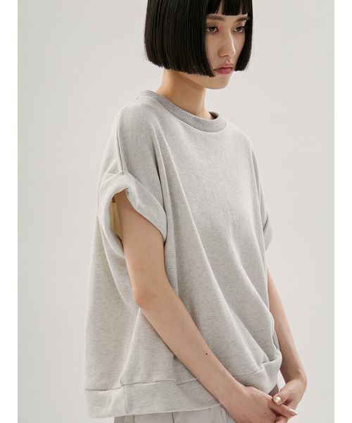 emmi ワンピース eco 裏毛プルオーバー×撥水バルーンスカートセット
