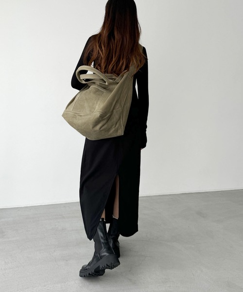 「CANAL JEAN」 「TRIFFER」2WAYバッグ ONE SIZE カーキ レディースの画像