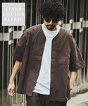 シャツ 半袖 LINEN COTTON V N...の詳細画像1