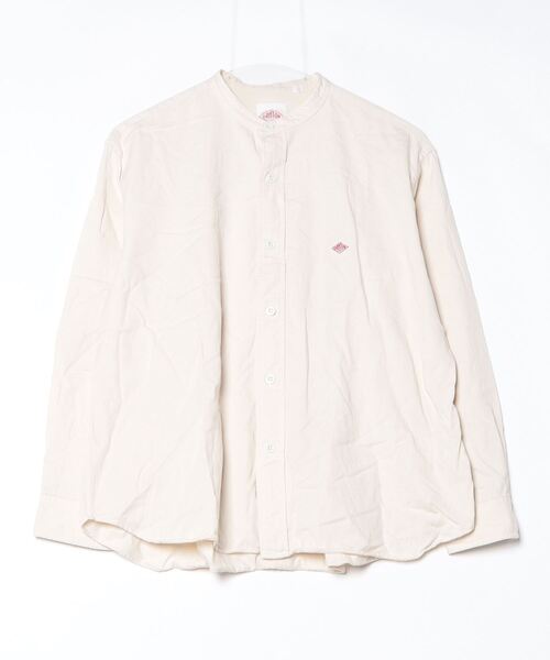DANTON　ホワイト　コットン　 長袖ブラウス　ガーゼ素材　36サイズ Danton（ダントン） 長袖ブラウス 36 ホワイト レディース : ZOZOTOWN
