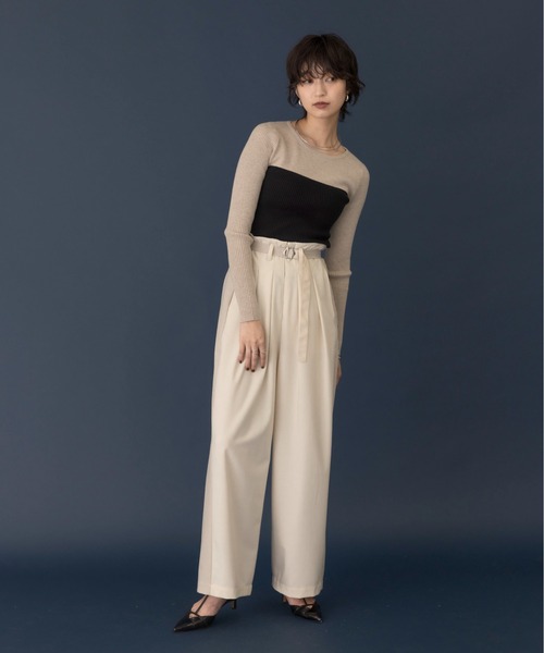 「Eimee Law」 パンツ MEDIUM ベージュ レディースの画像