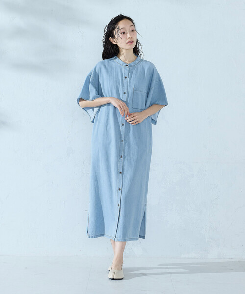 シャツワンピース デニムシャツ ワンピース : ZOZOTOWN Yahoo!店