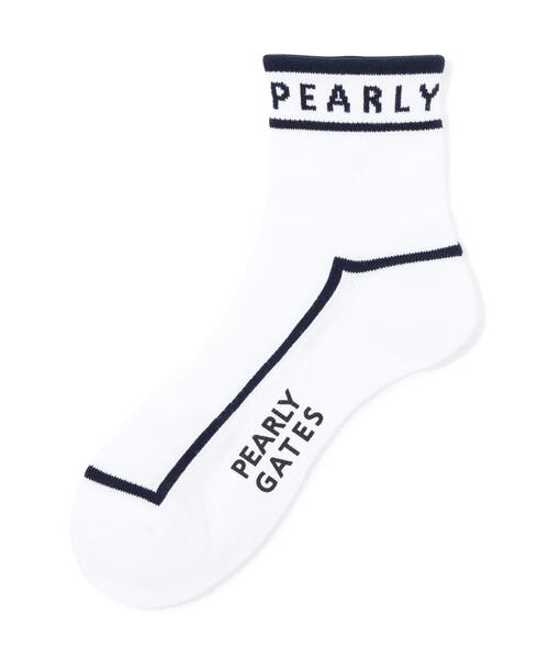 PEARLY GATES（パーリーゲイツ） 靴下 「PEARLY GATES」パイピング