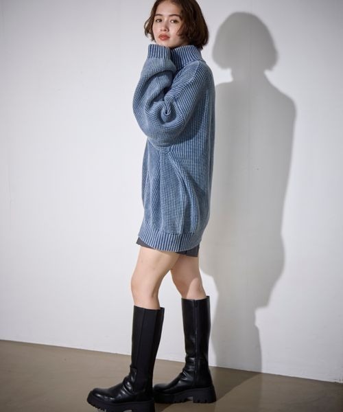 「PBLIM」 ニットカーディガン SMALL ブラック レディース_画像5
