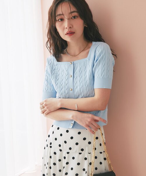 La boutique BonBon サマーニット La boutique Bonbon（ラブティックボンボン） サマーニット ニット