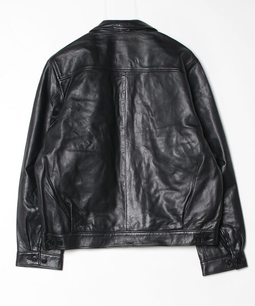 黒レザージャケット　ヌーディジーンズ 　革ジャン Nudie Jeans（ヌーディージーンズ） 革ジャン ライダース Blake Zip