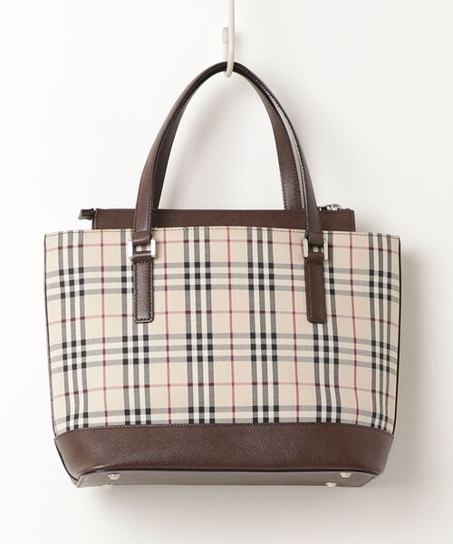 Burberry ハンドバック　ノバチェック ベージュ BURBERRY（バーバリー） ノバチェック柄 ハンドバッグ - ベージュ