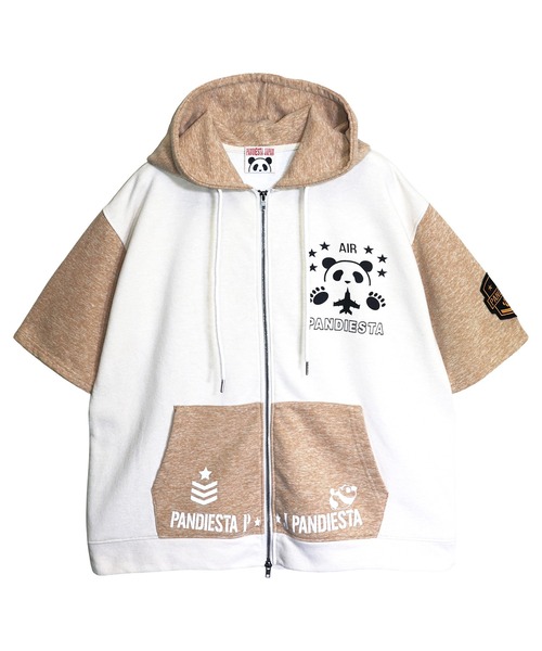 PANDIESTA（パンディエスタ） パーカー ミリタリー切替ZIPパーカー(M2
