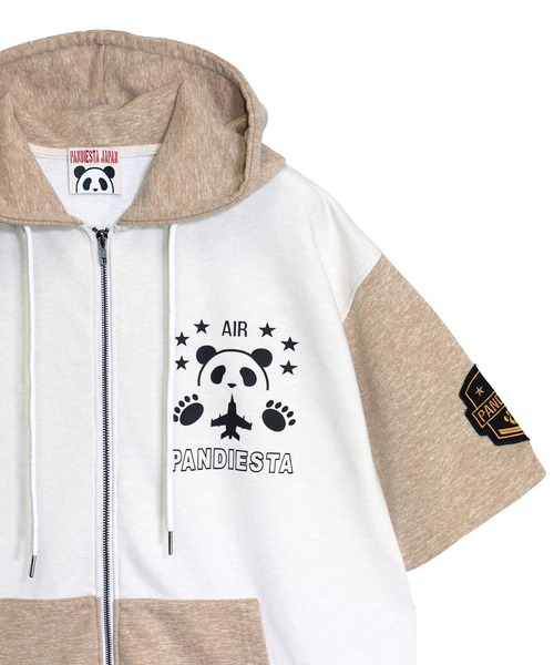 PANDIESTA（パンディエスタ） パーカー ミリタリー切替ZIPパーカー(M2