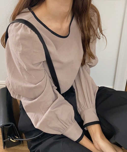 「LAUIR」 長袖ブラウス MEDIUM アイボリー レディース_画像5