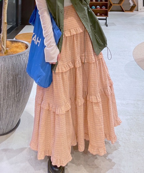 「Alley by w closet」 キャミソールワンピース FREE ピンク レディース_画像3