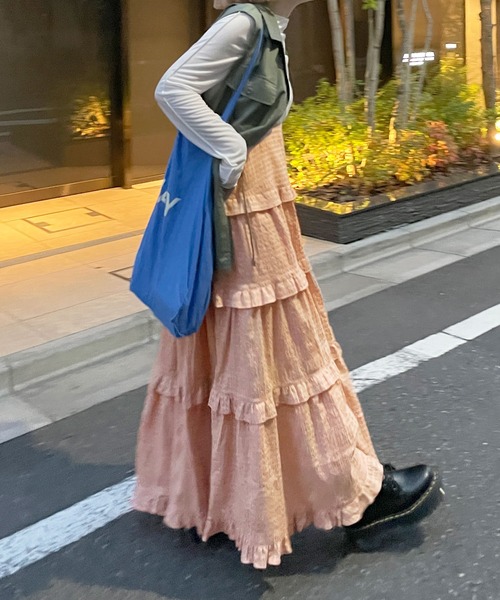 「Alley by w closet」 キャミソールワンピース FREE ピンク レディース_画像8