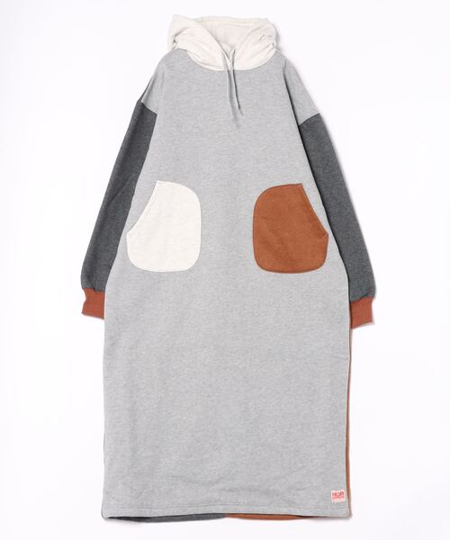 「KRIFF MAYER Lady's Collection」 長袖ワンピース LARGE オートミール レディース_画像7