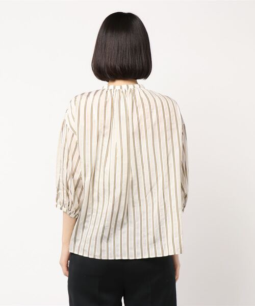 「LE GLAZIK」 7分袖ブラウス ONE SIZE ベージュ レディース_画像5