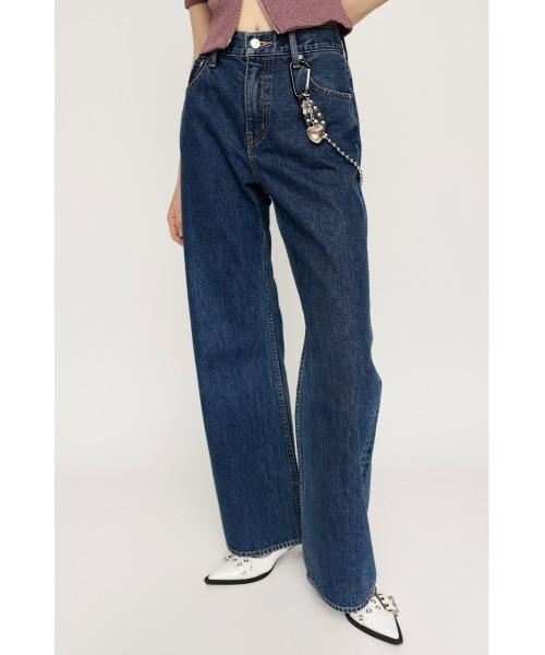 「SLY」 デニムパンツ 1 ブルー レディース_画像2