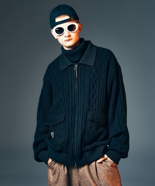 glamb（グラム） セーター ニット Knit A-2 Jacket / ニットA-2