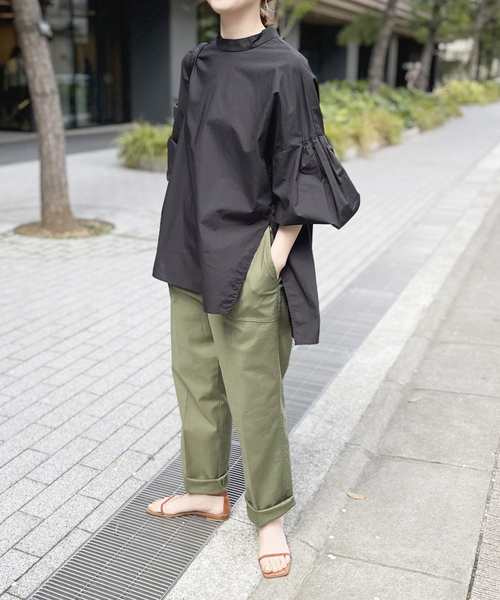 「Spick & Span」 7分袖ブラウス - ホワイト レディース_画像4