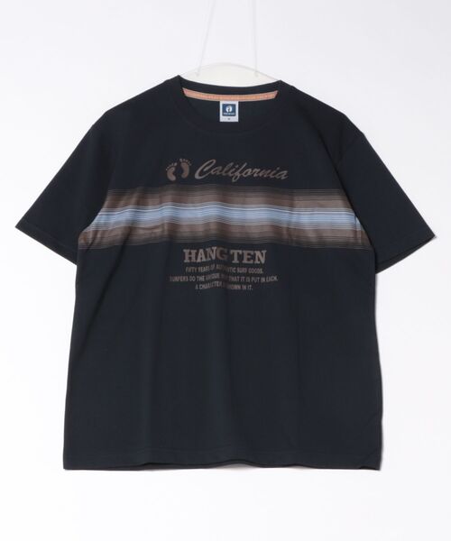 HANGTEN（ハンテン） tシャツ 「HANGTEN/ハンテン」パネルロゴプリント