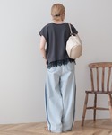 ワイドパンツ ジーンズ デニム デニムパンツ ...の詳細画像5