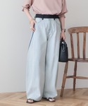 ワイドパンツ ジーンズ デニム デニムパンツ ...の詳細画像1