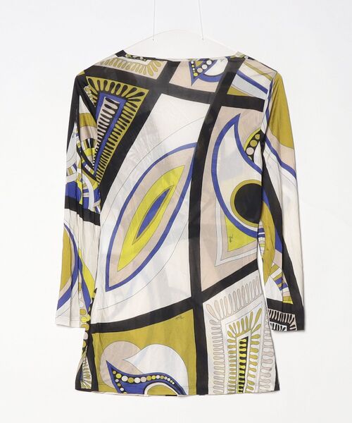 「EMILIO PUCCI」 長袖カットソー 36 ホワイト レディース_画像2