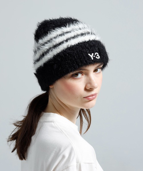 Y-3 ニット帽 ニットキャップ メンズ STRIPES BEANIE レディース