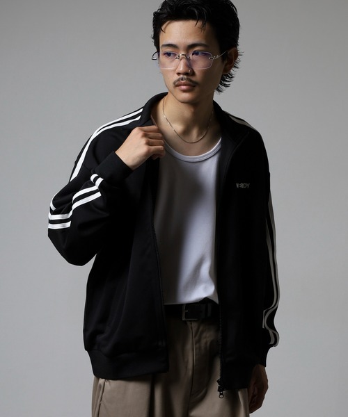 NERDY ジャージブルゾン M ブラウン レディース : ZOZOTOWN Yahoo!店